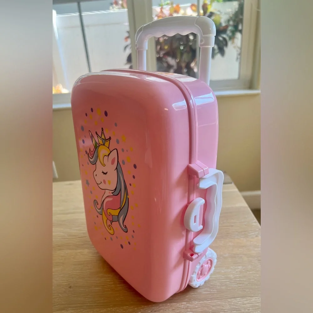 🦄🌈NWOT UNICORN SPARKLES COSTUME SET & MINI PLAY LUGGAGE🌈🦄